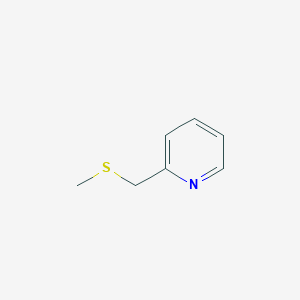 molecular formula C7H9NS B3051152 2-[(Methylsulfanyl)methyl]pyridine CAS No. 3145-77-5