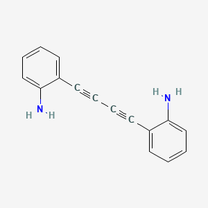 molecular formula C16H12N2 B3051170 2,2'-(Buta-1,3-diyne-1,4-diyl)dianiline CAS No. 31661-58-2