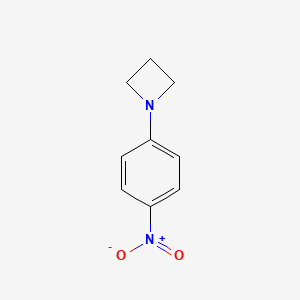molecular formula C9H10N2O2 B3051196 1-(4-Nitrophenyl)azetidine CAS No. 31947-44-1
