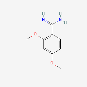 molecular formula C9H12N2O2 B3051207 2,4-Dimethoxy-benzamidine CAS No. 32048-19-4
