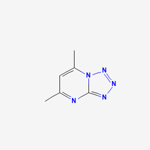molecular formula C6H7N5 B3051214 5,7-Dimethyltetrazolo[1,5-a]pyrimidine CAS No. 3210-44-4
