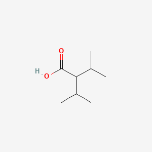 Butanoic acid, 3-methyl-2-(1-methylethyl)-