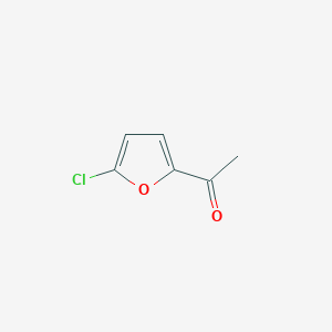 molecular formula C6H5ClO2 B3051225 Ethanone, 1-(5-chloro-2-furanyl)- CAS No. 3216-65-7