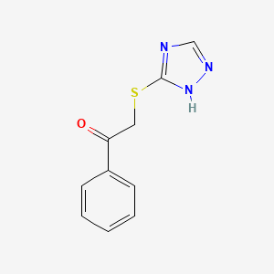 1-phenyl-2-(1H-1,2,4-triazol-5-ylsulfanyl)ethanone