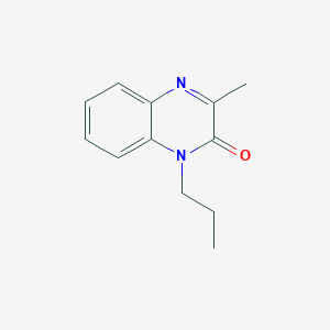 2(1H)-Quinoxalinone, 3-methyl-1-propyl-