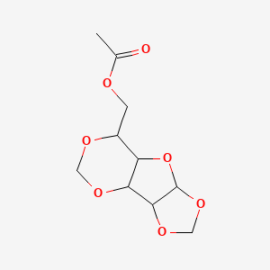 3,5,7,10,12-Pentaoxatricyclo[6.4.0.02,6]dodecan-9-ylmethyl acetate