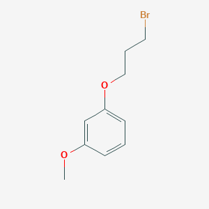 molecular formula C10H13BrO2 B3051261 1-(3-Bromopropoxy)-3-methoxybenzene CAS No. 3245-40-7