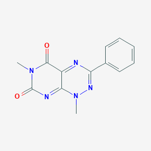 molecular formula C13H11N5O2 B3051271 3-Phenyltoxoflavin CAS No. 32502-63-9