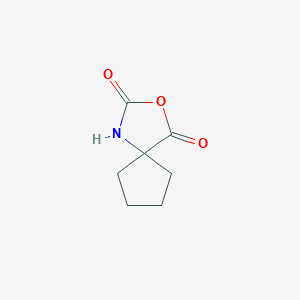 molecular formula C7H9NO3 B3051274 3-Oxa-1-azaspiro[4.4]nonane-2,4-dione CAS No. 3253-44-9