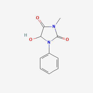 5-Hydroxy-3-methyl-1-phenylimidazolidine-2,4-dione