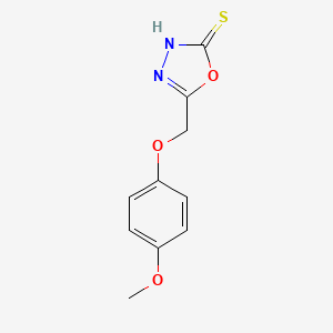 5-[(4-Methoxyphenoxy)methyl]-1,3,4-oxadiazole-2-thiol