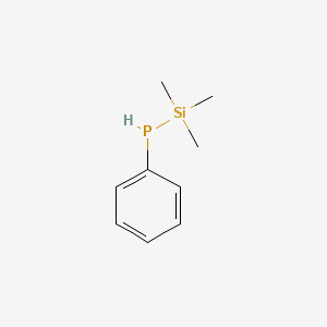 molecular formula C9H15PSi B3051305 Phenyl(trimethylsilyl)phosphane CAS No. 32796-33-1