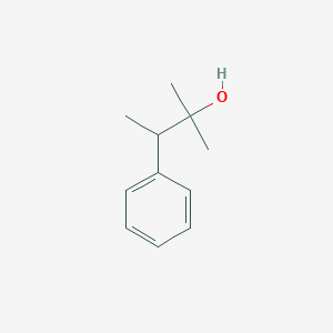 molecular formula C11H16O B3051307 2-Methyl-3-phenylbutan-2-ol CAS No. 3280-08-8