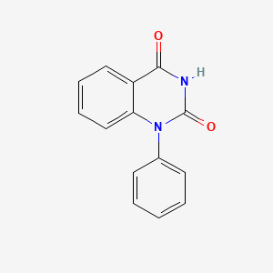 molecular formula C14H10N2O2 B3051313 1-Phenylquinazoline-2,4(1H,3H)-dione CAS No. 3282-28-8