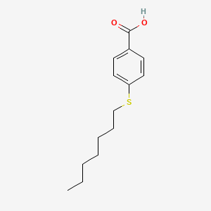 molecular formula C14H20O2S B3051321 4-(Heptylsulfanyl)benzoic acid CAS No. 32910-58-0