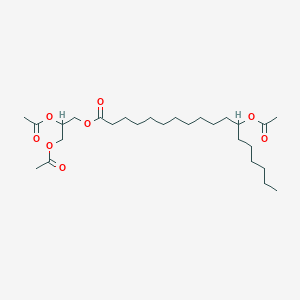 B3051330 12-(Acetoxy)stearic acid, 2,3-bis(acetoxy)propyl ester CAS No. 330198-91-9