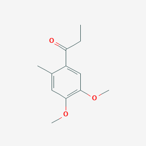 1-(4,5-Dimethoxy-2-methylphenyl)propan-1-one