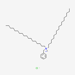 molecular formula C44H84ClN B3051345 Distearyl methyl benzyl ammonium chloride CAS No. 33106-77-3