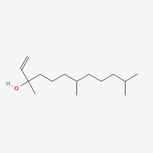 molecular formula C15H30O B3051357 3,7,11-Trimethyldodec-1-en-3-ol CAS No. 33185-23-8