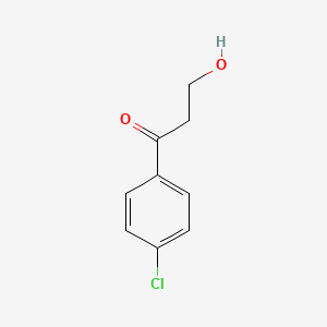 1-Propanone, 1-(4-chlorophenyl)-3-hydroxy-