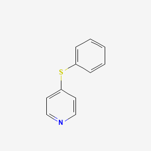 molecular formula C11H9NS B3051380 Pyridine, 4-(phenylthio)- CAS No. 33399-48-3