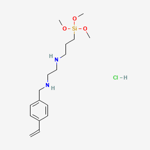 1,2-Ethanediamine, N-[(4-ethenylphenyl)methyl]-N'-[3-(trimethoxysilyl)propyl]-, monohydrochloride