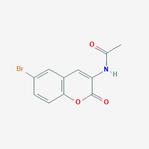 molecular formula C11H8BrNO3 B3051385 N-(6-Bromo-2-oxo-2H-chromen-3-yl)acetamide CAS No. 33404-13-6