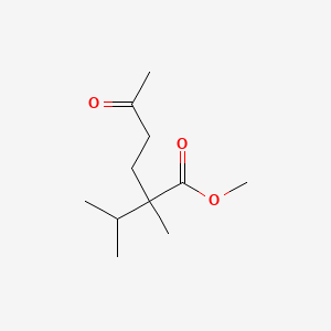 Methyl 2-isopropyl-2-methyl-5-oxohexanoate