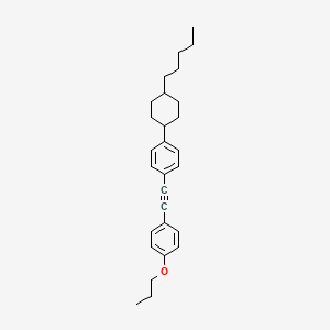 trans-1-(4-Pentylcyclohexyl)-4-(2-(4-propoxyphenyl)ethynyl)benzene