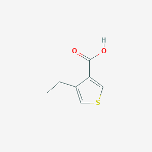 molecular formula C7H8O2S B3051397 4-Ethylthiophene-3-carboxylic acid CAS No. 334918-15-9