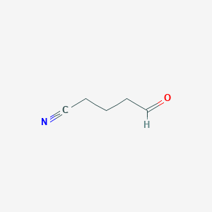 molecular formula C5H7NO B3051398 5-Oxopentanenitrile CAS No. 3350-74-1