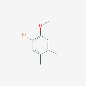 molecular formula C9H11BrO B3051399 1-Bromo-2-methoxy-4,5-dimethylbenzene CAS No. 33500-88-8