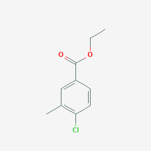 molecular formula C10H11ClO2 B3051400 Ethyl 4-chloro-3-methylbenzoate CAS No. 335013-04-2