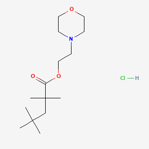 Valeric acid, 2,2,4,4-tetramethyl-, 2-morpholinoethyl ester, hydrochloride