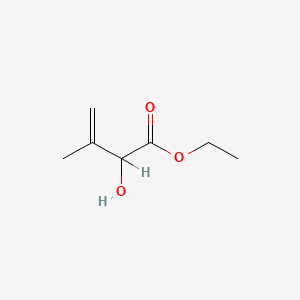 molecular formula C7H12O3 B3051407 Ethyl 2-hydroxy-3-methylbut-3-enoate CAS No. 33537-17-6