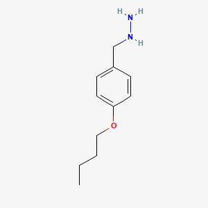 molecular formula C11H18N2O B3051414 (4-Butoxyphenyl)methylhydrazine CAS No. 33556-45-5