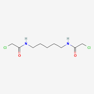 molecular formula C9H16Cl2N2O2 B3051423 N,N'-(Pentane-1,5-diyl)bis(2-chloroacetamide) CAS No. 33619-33-9