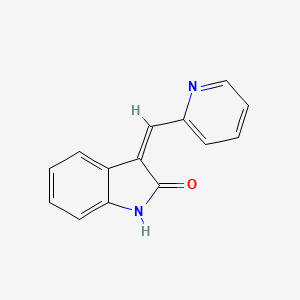 (3Z)-3-(pyridin-2-ylmethylidene)-1H-indol-2-one