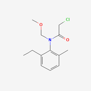 molecular formula C13H18ClNO2 B3051439 2-Chloro-N-(2-ethyl-6-methylphenyl)-N-(methoxymethyl)acetamide CAS No. 33717-26-9