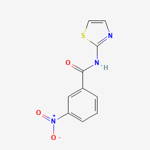 molecular formula C10H7N3O3S B3051443 3-nitro-N-(1,3-thiazol-2-yl)benzamide CAS No. 337496-87-4