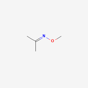 molecular formula C4H9NO B3051447 2-Propanone, o-methyloxime CAS No. 3376-35-0
