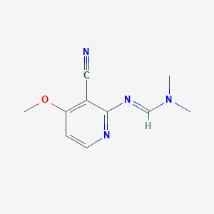 Methanimidamide, N'-(3-cyano-4-methoxy-2-pyridinyl)-N,N-dimethyl-