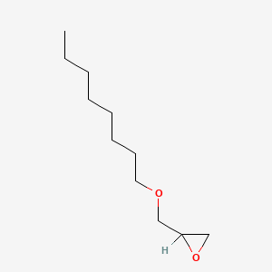 molecular formula C11H22O2 B3051459 ((Octyloxy)methyl)oxirane CAS No. 3385-66-8