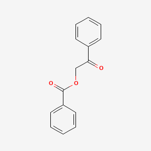 molecular formula C15H12O3 B3051460 Ethanone, 2-(benzoyloxy)-1-phenyl- CAS No. 33868-50-7