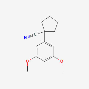 1-(3,5-Dimethoxyphenyl)cyclopentanecarbonitrile