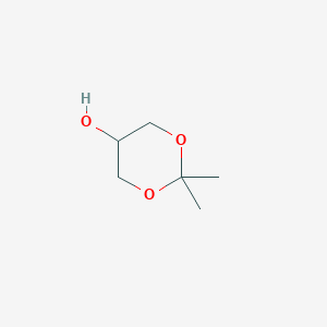 molecular formula C6H12O3 B3051470 2,2-Dimethyl-1,3-dioxan-5-ol CAS No. 3391-30-8