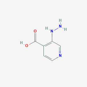 molecular formula C6H7N3O2 B3051472 3-Hydrazinylisonicotinic acid CAS No. 339364-15-7