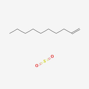 molecular formula C10H20O2S B3051477 dec-1-ene;sulfur dioxide CAS No. 33990-98-6