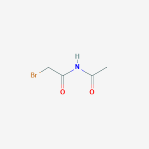 molecular formula C4H6BrNO2 B3051478 N-(2-bromoacetyl)acetamide CAS No. 34002-90-9