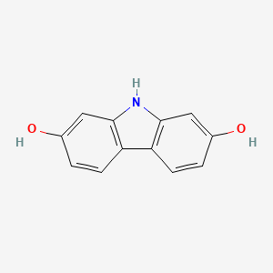 molecular formula C12H9NO2 B3051494 9H-Carbazole-2,7-diol CAS No. 341033-42-9
